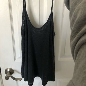 Urban Outfitters grey see-through tank